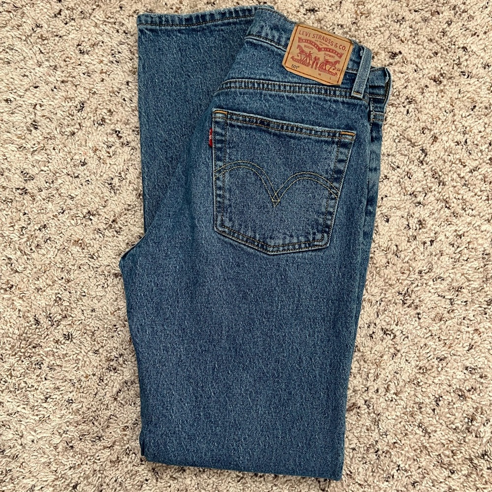 Levi’s Women’s 501 Cotton Jeans Waist 24 Length 30